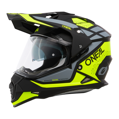 Κράνος μηχανής motocross O'NEAL SIERRA II R NEON YELLOW/BLACK/GRAY V.24