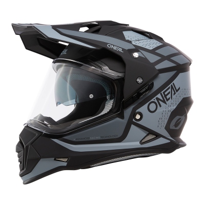 Κράνος μηχανής motocross O'NEAL SIERRA II R BLACK/GRAY V.24