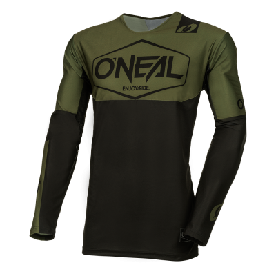 Μπλούζα μηχανής O'NEAL MAYHEM HEXX BLACK/GREEN V.24