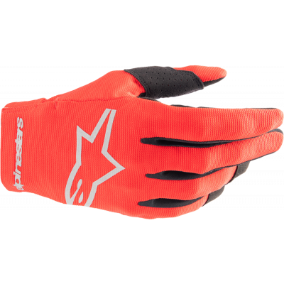 Παιδικά γάντια motocross ALPINESTARS RADAR ΚΟΚΚΙΝΟ - ΜΑΥΡΑ