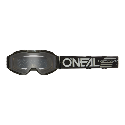 Παιδική μάσκα motocross O'NEAL B-10 SOLID ΜΑΥΡΟ - CLEAR V.24
