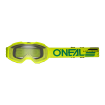 Παιδική μάσκα motocross O'NEAL B-10 SOLID NEON ΚΙΤΡΙΝΟ - CLEAR V.24 thumb