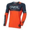 Μπλούζα motocross O'NEAL MAYHEM HEXX BLUE/ORANGE V.24 thumb