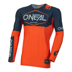 Μπλούζα motocross O'NEAL MAYHEM HEXX BLUE/ORANGE V.24