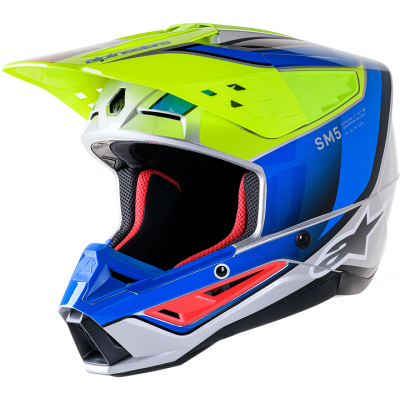 Κράνος μηχανής ALPINESTARS SM5 SAIL YLW/BL
