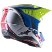 Κράνος μηχανής ALPINESTARS SM5 SAIL YLW/BL thumb