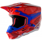 Κράνος μηχανής ALPINESTARS SM5 ACT 2 RED/BL thumb