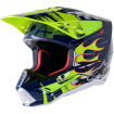 Κράνος μηχανής ALPINESTARS SM5 RASH NV/YL thumb
