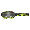 Μάσκα motocross O'NEAL B-10 ATTACK BLACK/NEON YELLOW - CLEAR V.24 thumb