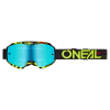 Μάσκα motocross O'NEAL B-10 ATTACK BLACK/NEON YELLOW - RADIUM BLUE V.24
