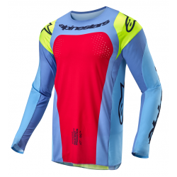 Μπλούζα motocross ALPINESTARS T-STAR OCUR B/Y/R