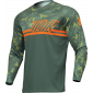 Μπλούζα μηχανής motocross THOR SECTOR DIGI GREEN/ORANGE thumb