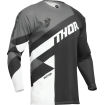 Μπλούζα motocross THOR SECTOR CHECKER BLACK/GRAY thumb