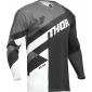 Μπλούζα μηχανής motocross THOR SECTOR CHECKER BLACK/GRAY