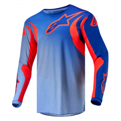 Μπλούζα motocross ALPINESTARS F-LUCE BLUE/ORG