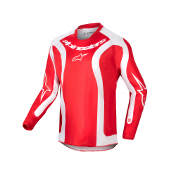 Παιδική μπλούζα motocross ALPINESTARS R-LURV ΚΟΚΚΙΝΟ/ΛΕΥΚΟ