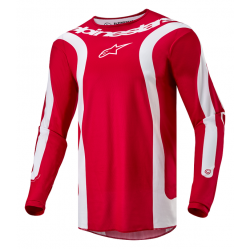 Μπλούζα motocross ALPINESTARS F-LURV RED/WHT