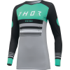 Γυναικεία μπλούζα motocross THOR PRIME BLAZE ΜΑΥΡΟ/ΤΕΑΛ