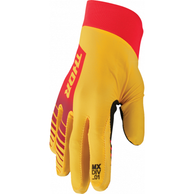 Γάντα motocross THOR AGileraNALOG YELLOW/RED