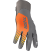 Γάντια motocross THOR AGILE SOLID GRAY/ORANGE thumb