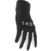 Γάντια motocross THOR AGILE SOLID BLACK/WHITE thumb
