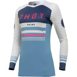 Γυναικεία μπλούζα motocross THOR PRIME BLAZE ΑΝΟΙΧΤΟ ΜΠΛΕ