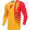 Μπλούζα motocross THOR PRIME ANALOG YELLOW/RED thumb
