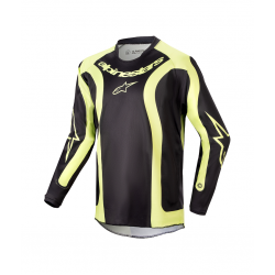 Παιδική μπλούζα motocross ALPINESTARS R-LURV ΜΑΥΡΟ/ΚΙΤΡΙΝΟ