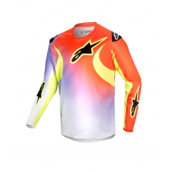 Παιδική μπλούζα motocross ALPINESTARS R-LUCE ΛΕΥΚΟ/ΚΟΚΚΙΝΟ/ΚΙΤΡΙΝΟ