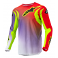 Μπλούζα μηχανής motocross ALPINESTARS F-LUCE WHT/RD/YLW thumb