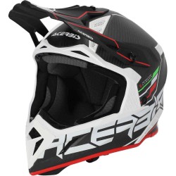 Κράνος μηχανής ACERBIS STEEL CARBON BLACK/RED 2206