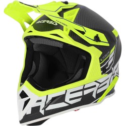 Κράνος μηχανής ACERBIS STEEL CARBON BLACK/FLUO 2206 Κράνος μηχανής ACERBIS STEEL CARBON BLACK/FLUO 2206