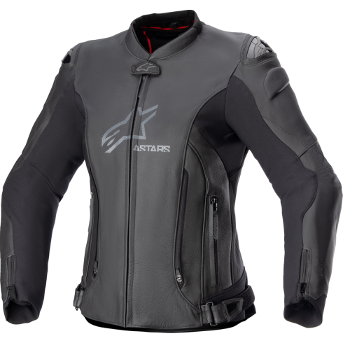 Γυναικείο δερμάτινο μπουφάν μηχανής ALPINESTARS Stella GP Plus R v4 ΜΑΥΡΟ Γυναικείο δερμάτινο μπουφάν μηχανής ALPINESTARS Stella GP Plus R v4 ΜΑΥΡΟ