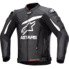 Δερμάτινο μπουφάν μηχανής ALPINESTARS GP PLUS R V4 BLACK/WHITE