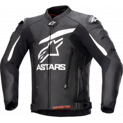 Δερμάτινο μπουφάν μηχανής ALPINESTARS GP PLUS R V4 BLACK/WHITE