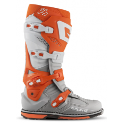 Μπότες μηχανής motocross GAERNE SG22 ORANGE WHITE GREY