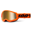 Μάσκα μηχανής motocross 100% STRATA2 NEON ORANGE - MIRROR TRUE GOLD 24 Μάσκα μηχανής motocross 100% STRATA2 NEON ORANGE - MIRROR TRUE GOLD 24 thumb