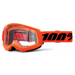 Μάσκα motocross 100% STRATA2 NEON ORANGE 24