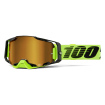 Μάσκα μηχανής motocross 100% ARMEGA NEON YELLOW - MIRROR GOLD thumb