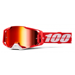 Μάσκα motocross 100% ARMEGA C-BAD - MIRROR RED