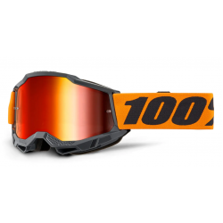 Μάσκα motocross 100% ACCURI2 ORANGE- MIRROR RED