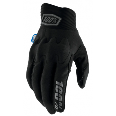 Γάντια μηχανής motocross 100% COGNITO SMART SHOCK BLACK