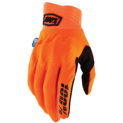Γάντια μηχανής motocross 100% COGNITO SMART SHOCK FLUO ORANGE