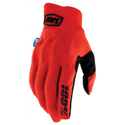 Γάντια μηχανής motocross 100% COGNITO SMART SHOCK RED