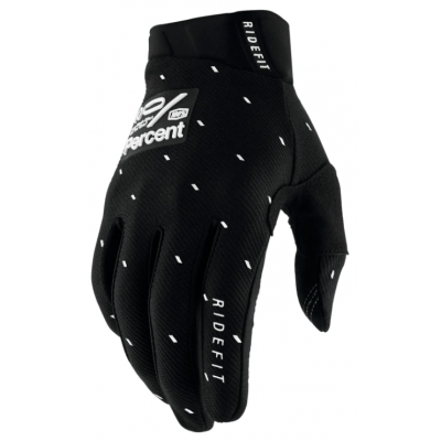 Γάντια μηχανής motocross 100% RIDEFIT SLASHER BLACK