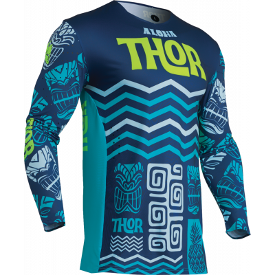 Μπλούζα motocross THOR PRIME ALOHA BLUE