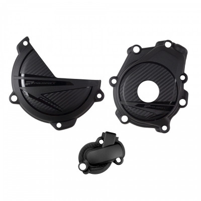 Σετ προστατευτικών κινητήρα KTM SMR 450 HUSQVARNA FC/FS 450 Black