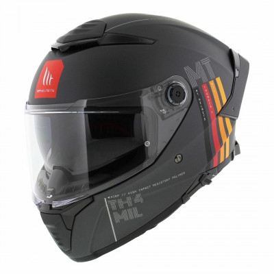 Κράνος μηχανής MT THUNDER 4 SV MIL C2 ΜΑΤ ΓΚΡΙ FULL FACE