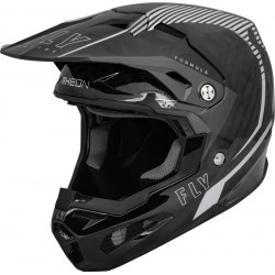 Κράνος motocross FLY RACING Formula Carbon Tracer Helmet - Silver/Black