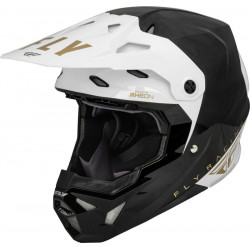 Κράνος motocross FLY RACING Formula CP Slant- Black/White/Gold
